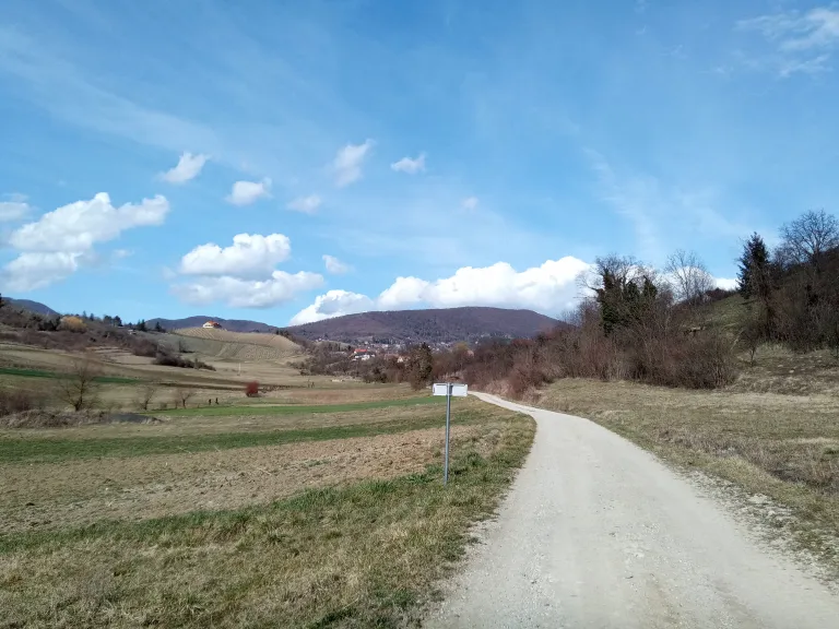 Rolling hills while descending